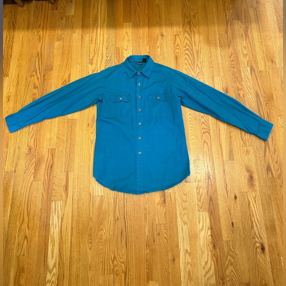 Vintage Patagonia Canvas Work Shirt Mens L Workwear Long Sleeve